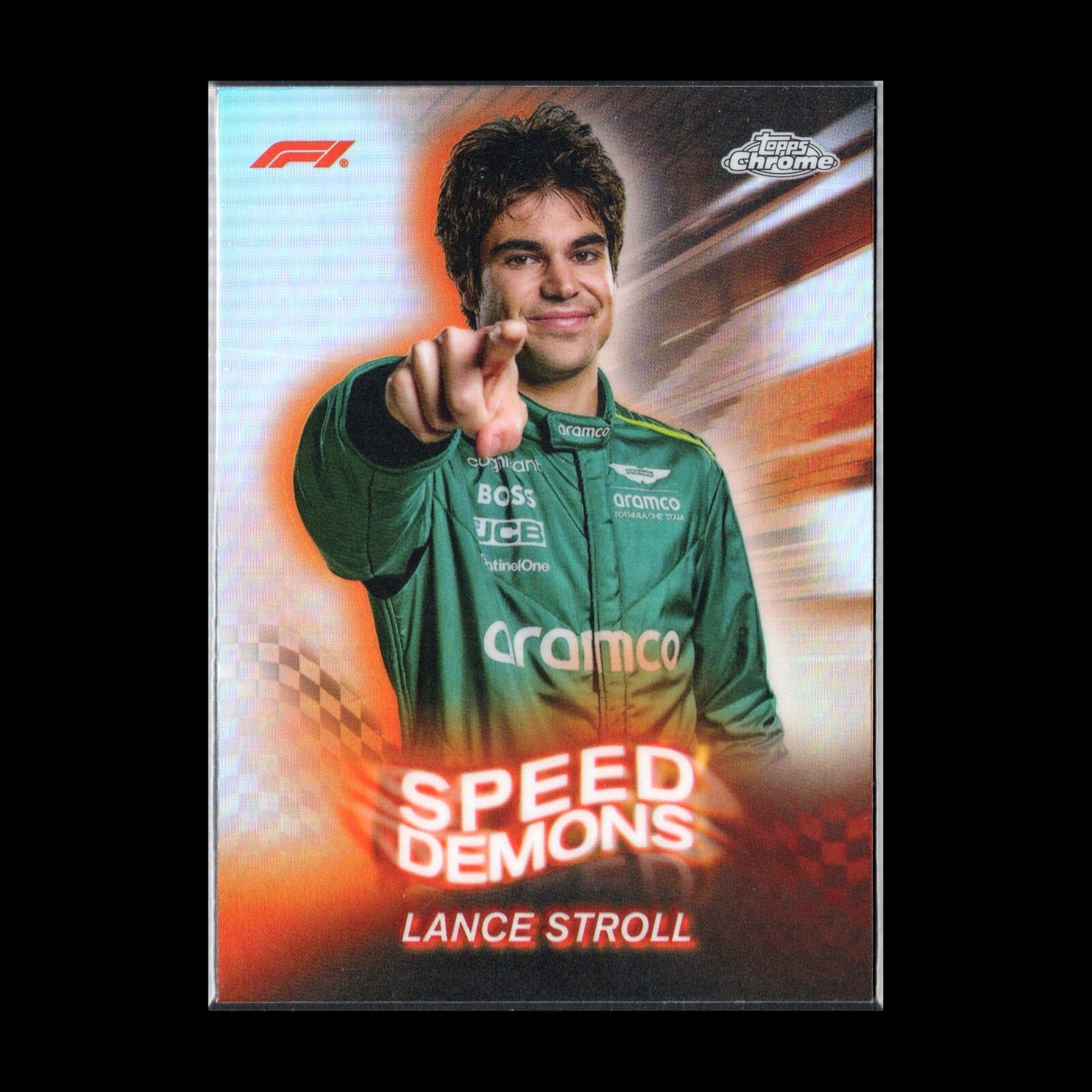 2024 Topps Chrome Formula 1 LANCE STROLL #SD-12 Speed demons