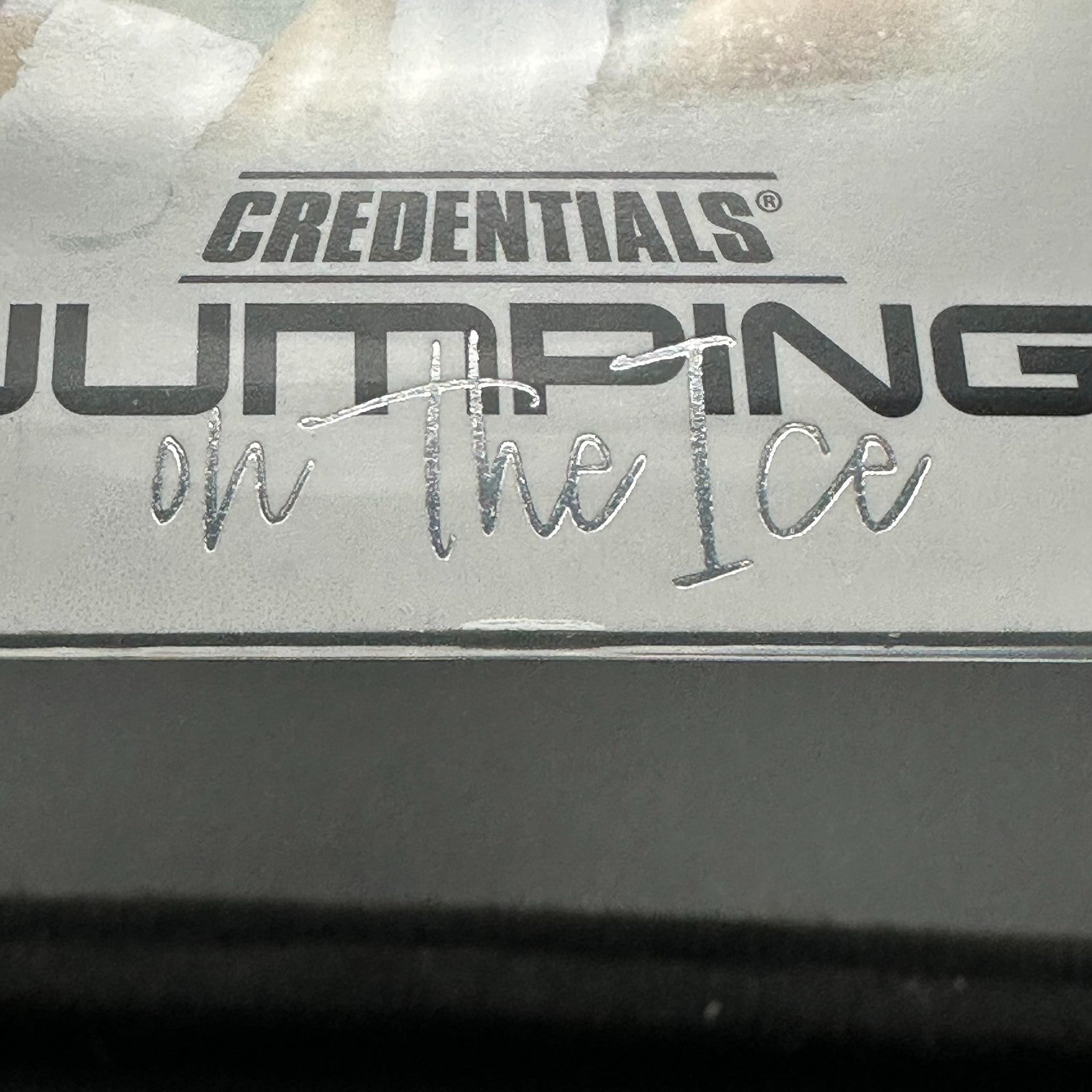 2024-25 UD Credentials BROCK FABER #JI-BF Jumping on the ice - Minnesota Wild