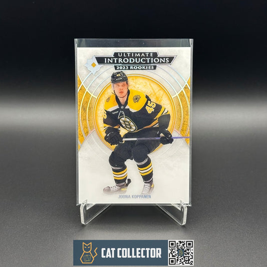 2023-24 UD Ultimate Collection JOONA KOPPANEN #UI-62 Introductions Rookie RC