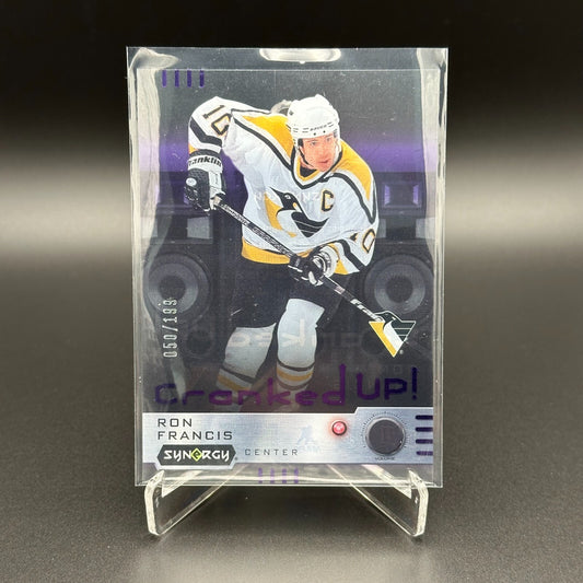 2023-24 UD Synergy RON FRANCIS #CR-RF Cranked Up Purple /199