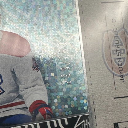 2023-24 UD Credentials JAYDEN STRUBLE #152 Debut Ticket Access RC /799