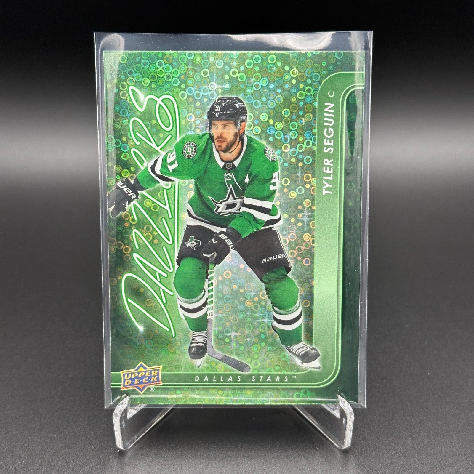 2024-25 UD Series 1 TYLER SEGUIN #DZ-34 Dazzlers Green - Dallas Stars