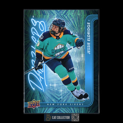 2024-25 UD PWHL JESSIE ELDRIDGE #DZ-9 Dazzlers Blue