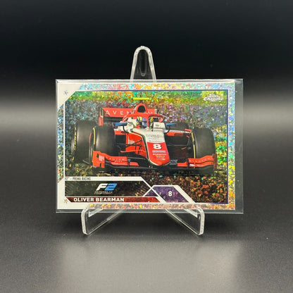 2023 Topps Chrome Formula 2 OLIVER BEARMAN #123 Mini diamond Refractor RC /299