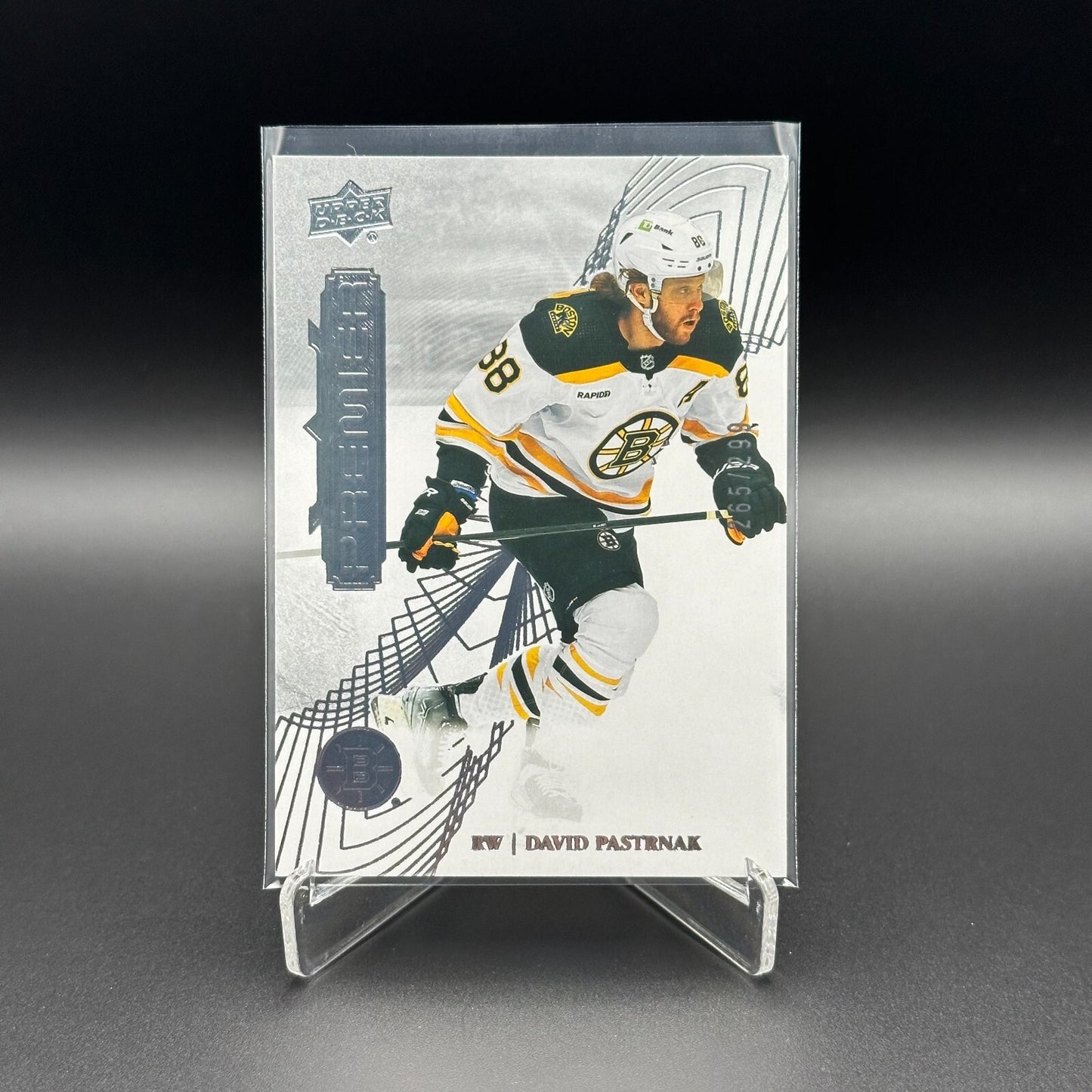 2022-23 Upper Deck Premier DAVID PASTRNAK #13  /299 - Boston Bruins