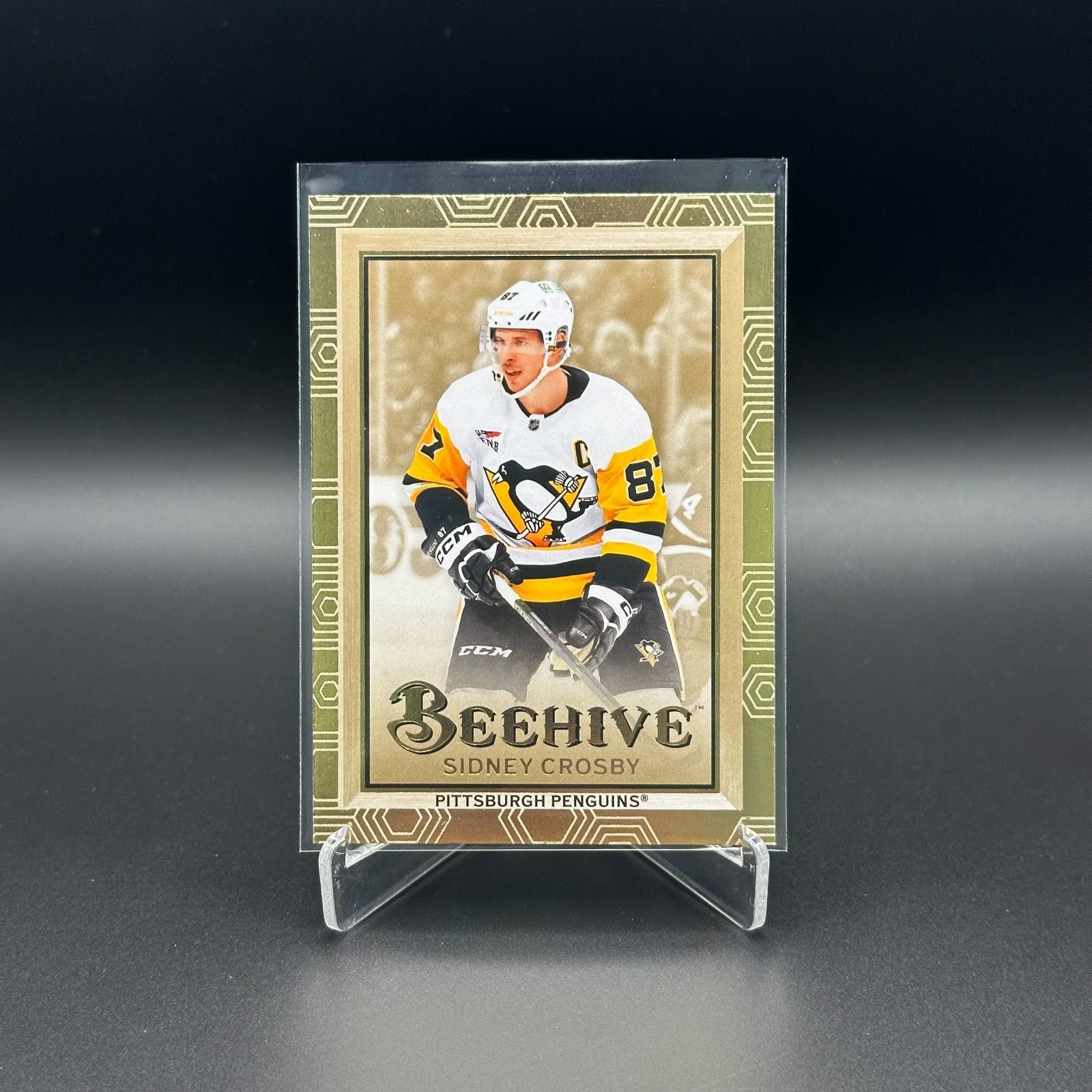 2024-25 UD Extended series SIDNEY CROSBY #BH-17 Beehive Gold