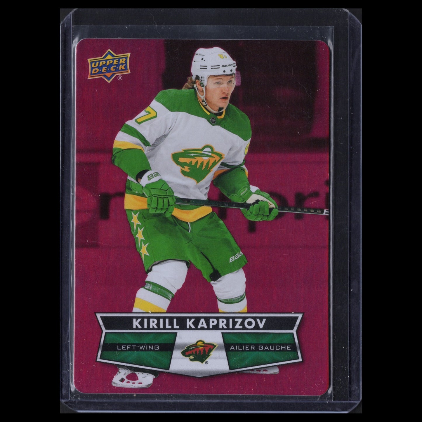 2021-22 UD Tim Hortons KIRILL KAPRIZOV #DC-26 Red Die-Cut - Minnesota Wild