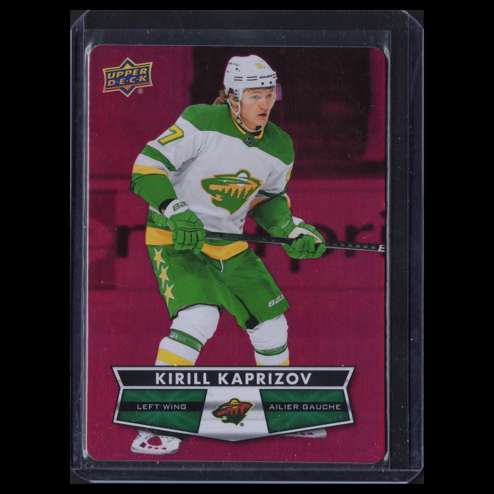 2021-22 UD Tim Hortons KIRILL KAPRIZOV #DC-26 Red Die-Cut - Minnesota Wild