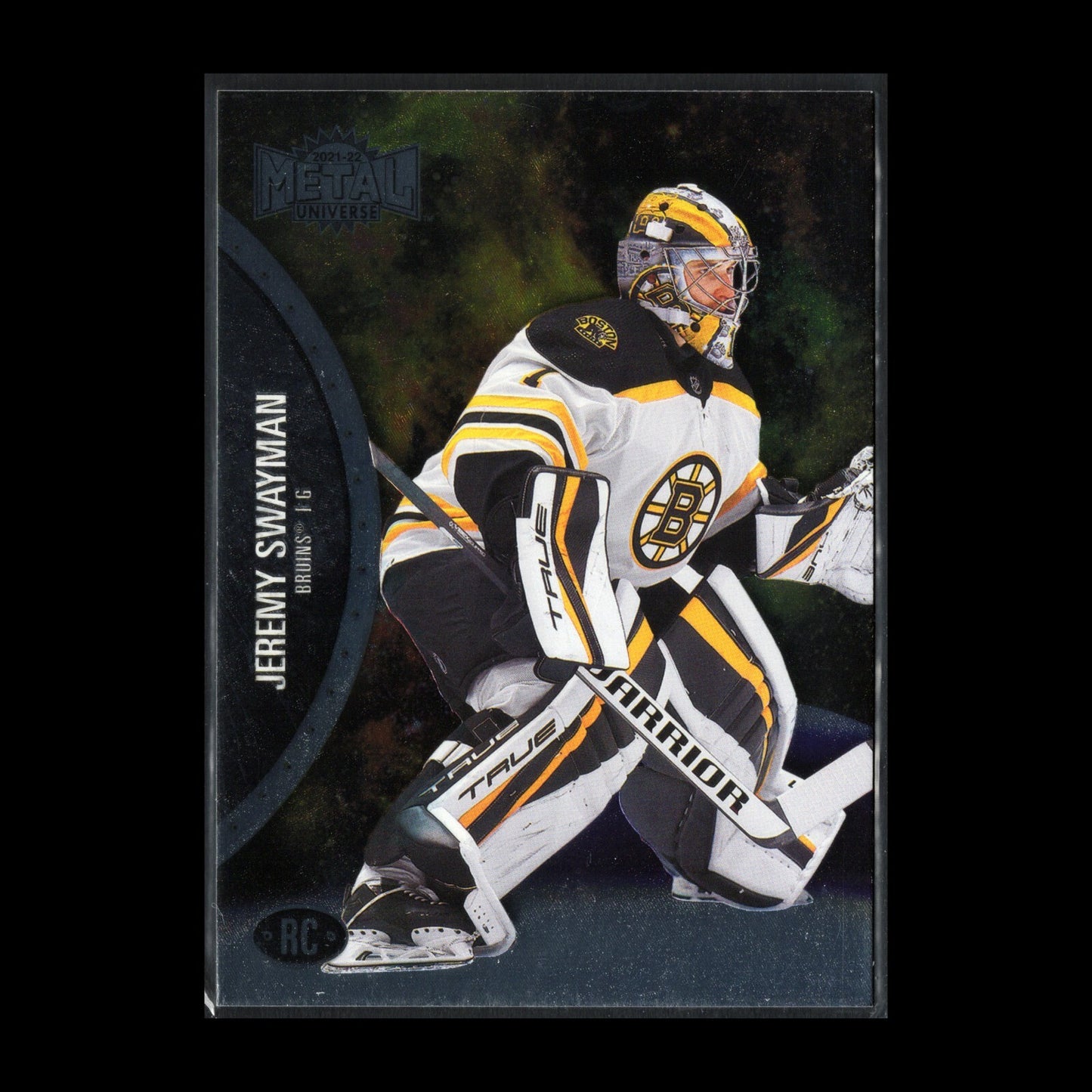 2021-22 SkyBox Metal Universe JEREMY SWAYMAN #170 Rookie RC - Boston Bruins