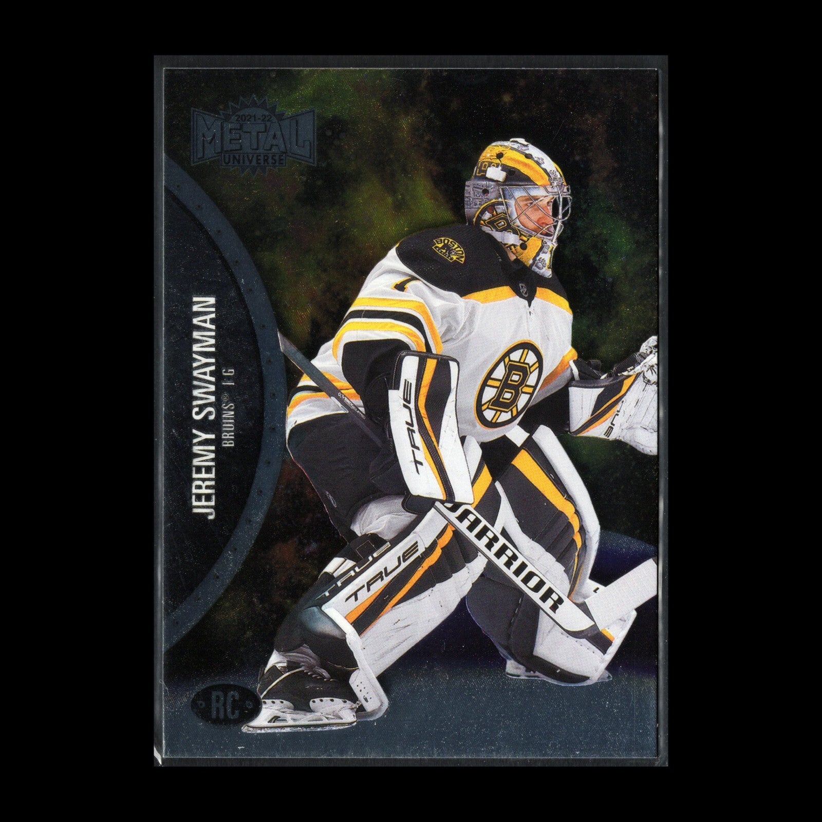 2021-22 SkyBox Metal Universe JEREMY SWAYMAN #170 Rookie RC - Boston Bruins