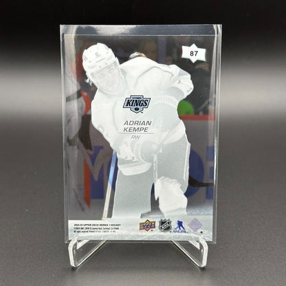 2024-25 Upper Deck Series 1 ADRIAN KEMPE #87 Acetate - Los Angeles Kings