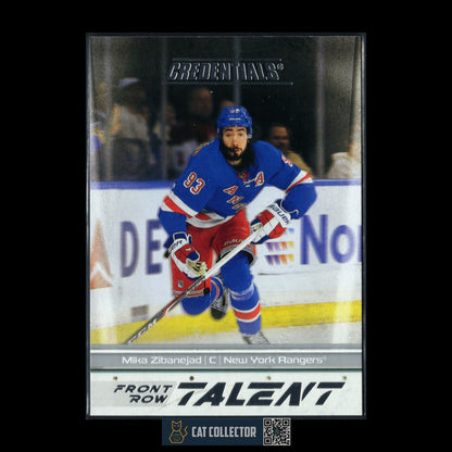 2024-25 UD Credentials MIKA ZIBANEJAD #FRT-MZ Front Row Talent