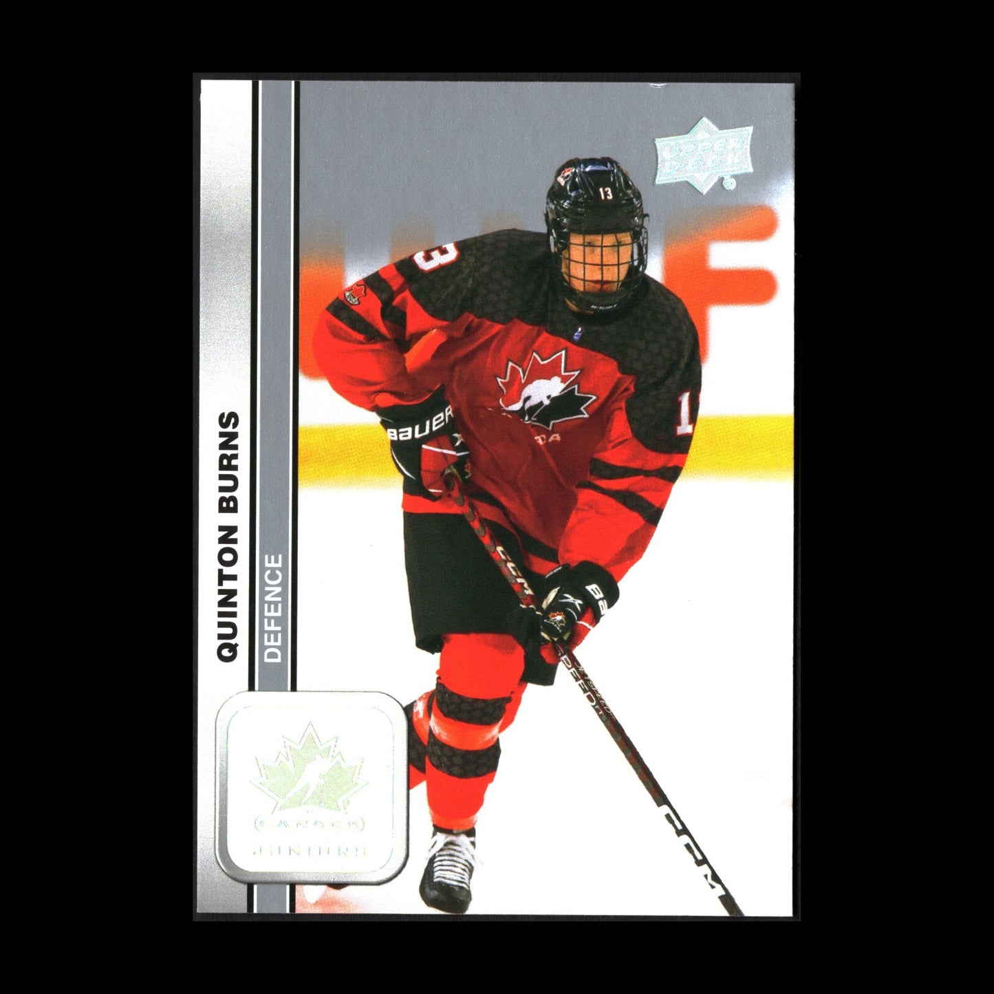 2023 Upper Deck Team Canada Juniors QUINTON BURNS #35