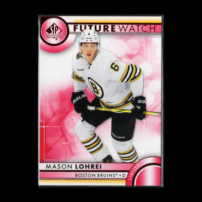 2023-24 UD SP Authentic MASON LOHREI #169 Future Watch Limited Red