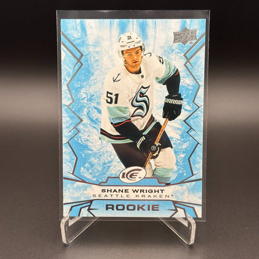 2022-23 UD Ice SHANE WRIGHT #125 Rookie RC - Seattle Kreaken