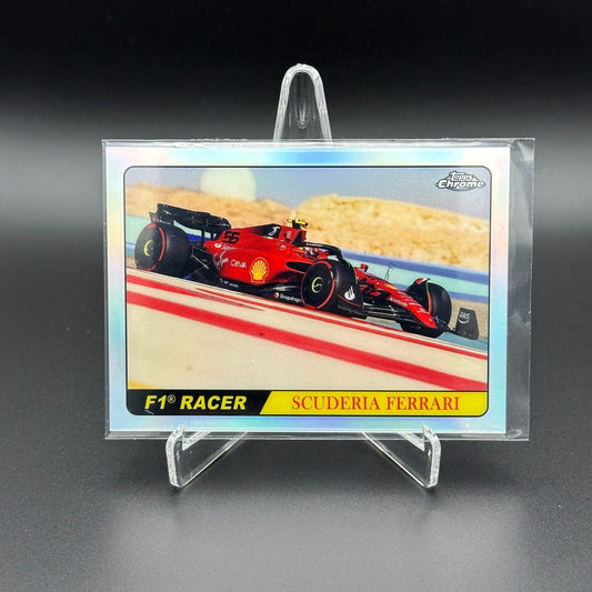 2022 Topps Chrome F1 Formula 1 CARLOS SAINZ #T68-CS 1968 Hot Rod F1-75