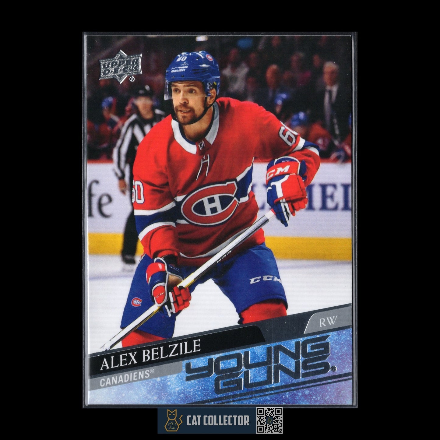 2020-21 UD Series 1 ALEX BELZILE #230 Young guns RC Montreal Canadiens