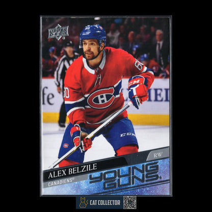 2020-21 UD Series 1 ALEX BELZILE #230 Young guns RC Montreal Canadiens