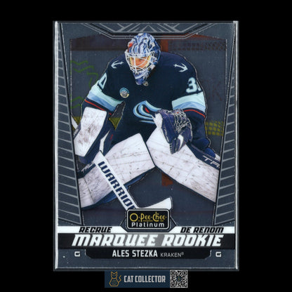 2024-25 O-Pee-Chee Platinum ALES STEZKA #298 Marquee Rookie RC