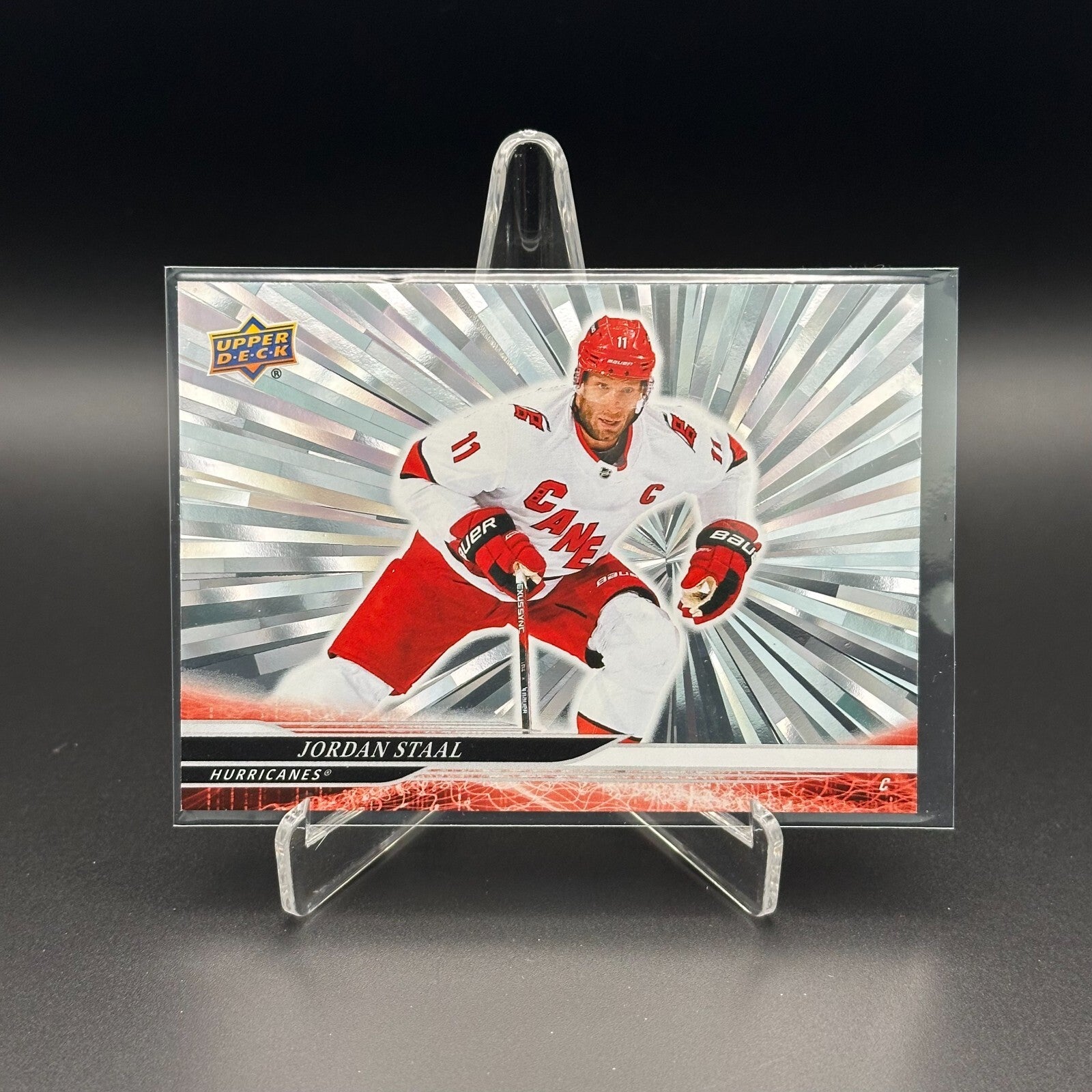 2024-25 UD Series 2 JORDAN STAAL #275 Outburst - Carolina Hurricanes