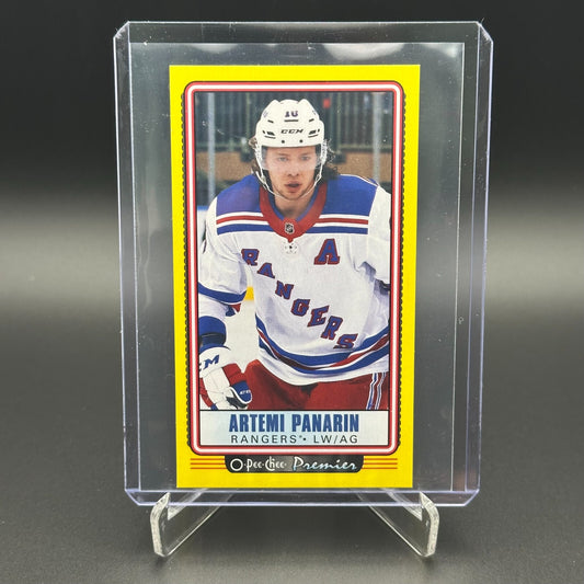 2021-22 O-Pee-Chee Premier ARTEMI PANARIN #P-32 Tallboys Yellow border