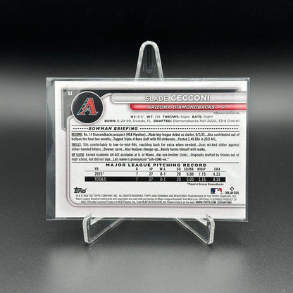 2024 Topps Bowman SLADE CECCONI #82 Prospect RC - Arizona Diamondbacks