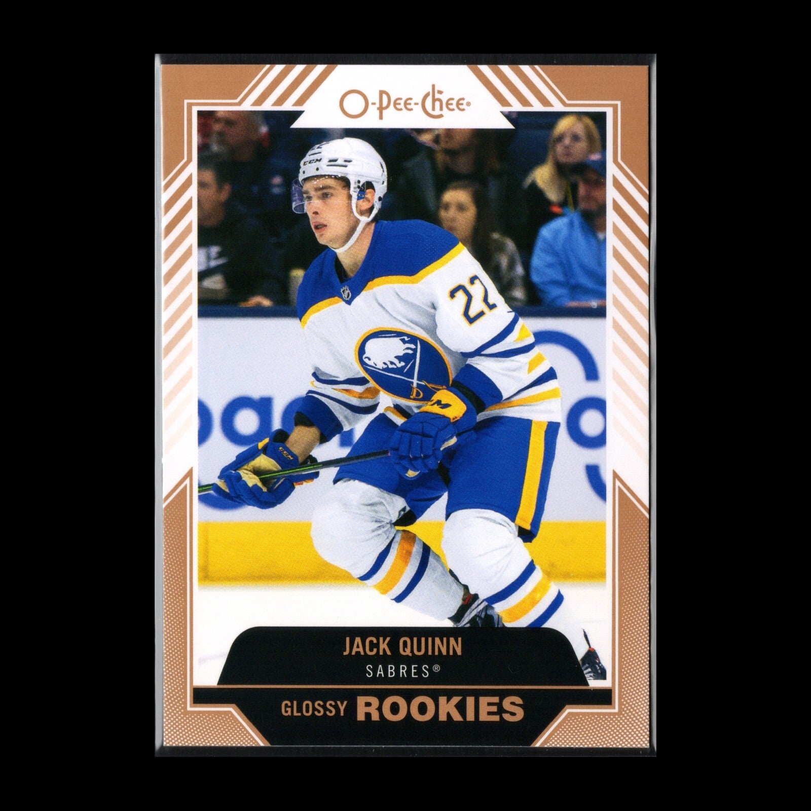 2022-23 O-Pee-Chee Series 2 JACK QUINN #R-17 Glossy Rookies Bronze