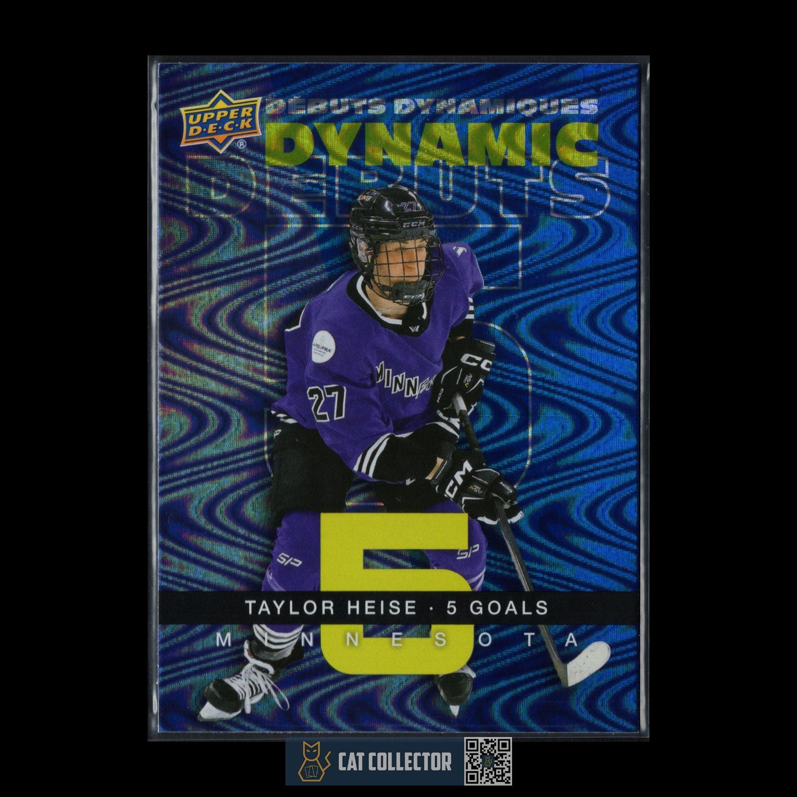 2024-25 UD Tim Hortons TAYLOR HEISE #DD-1 Dynamic Debuts PWHL Minnesota Frost