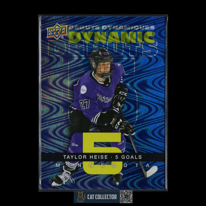 2024-25 UD Tim Hortons TAYLOR HEISE #DD-1 Dynamic Debuts PWHL Minnesota Frost