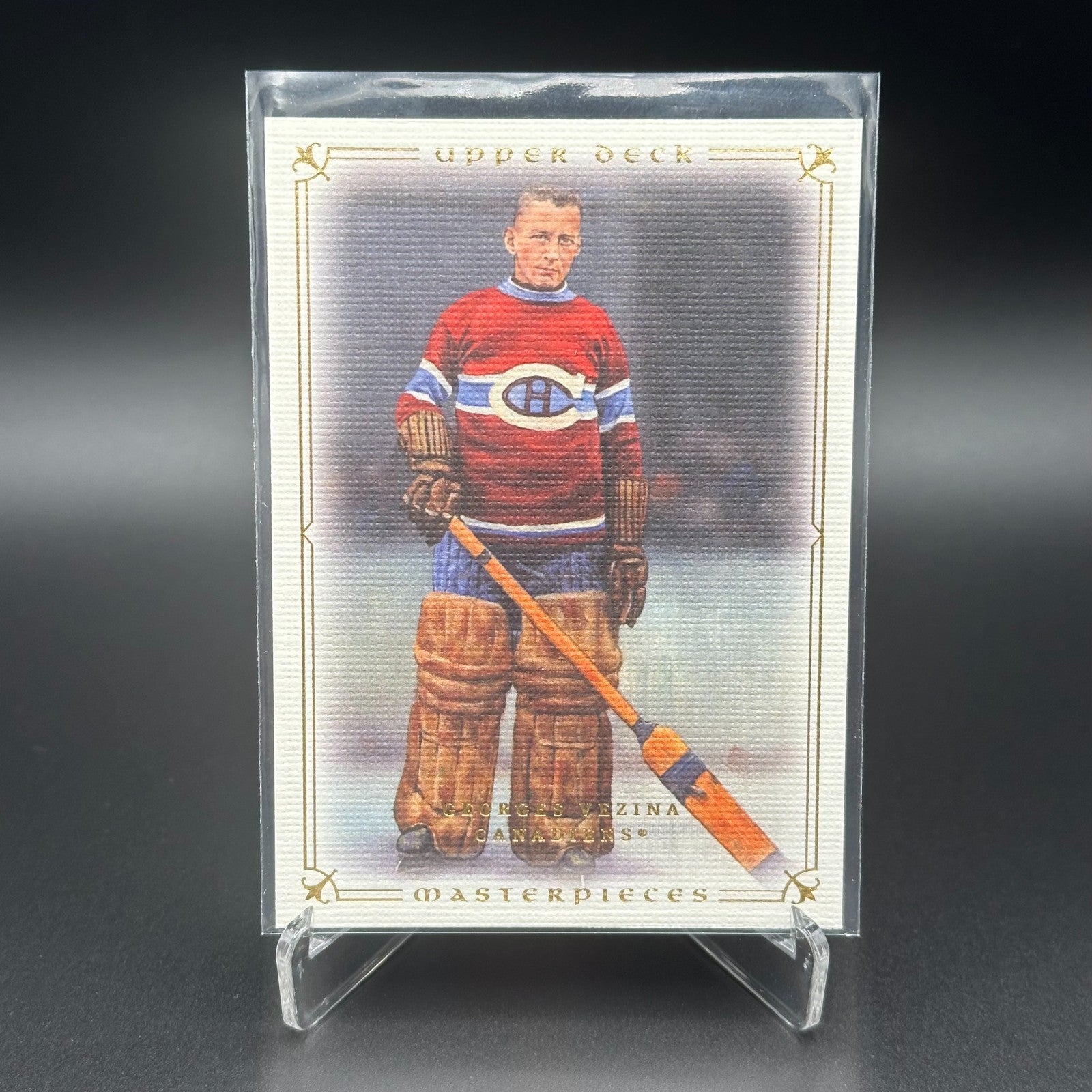 2008-09 Upper Deck Masterpieces Hockey GEORGES VEZINA #29 - Montreal Canadiens