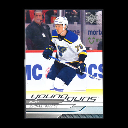 2024-25 UD Series 1 ZACHARY BOLDUC #201 Young guns RC