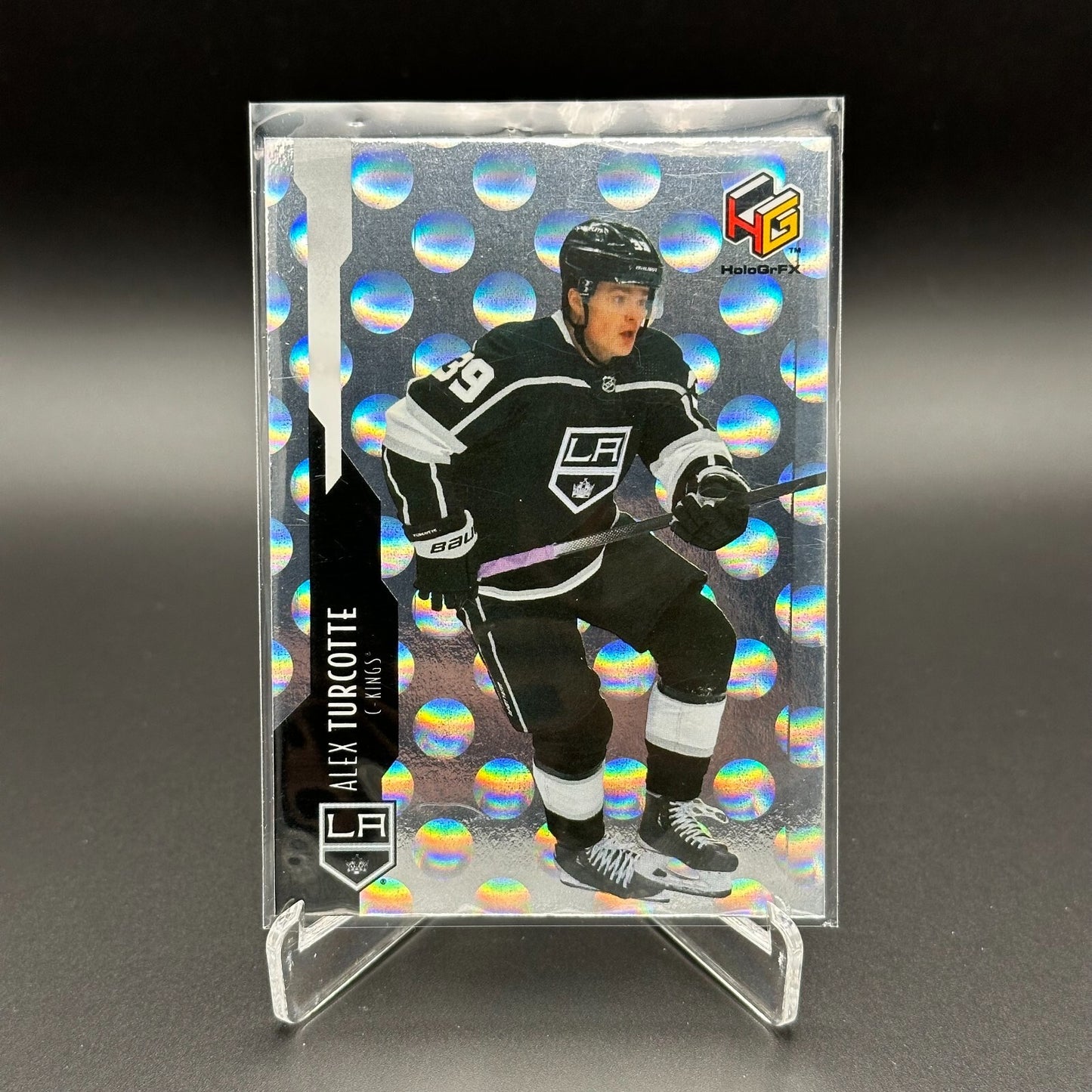 2021-22 UD Extended series ALEX TURCOTTE #HG-8 HoloGrFX - Los Angeles Kings