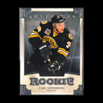 2013-14 UD Artifacts CARL SODERBERG #RED202 Rookie RC /899 - Boston Bruins