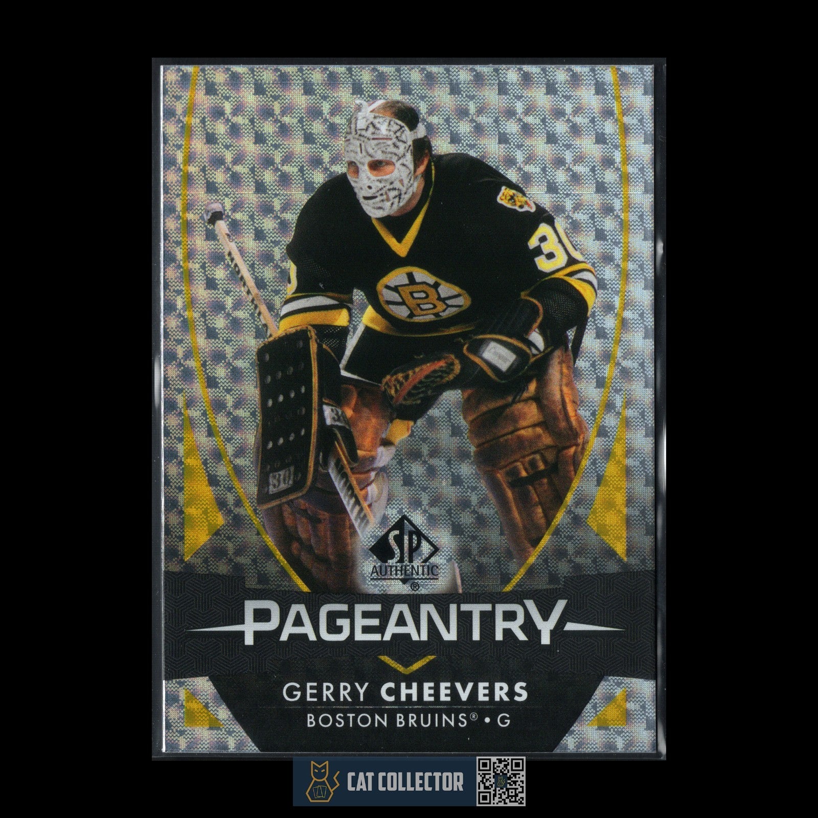 2023-24 UD SP Authentic GERRY CHEEVERS #P-53 Pageantry - Boston Bruins