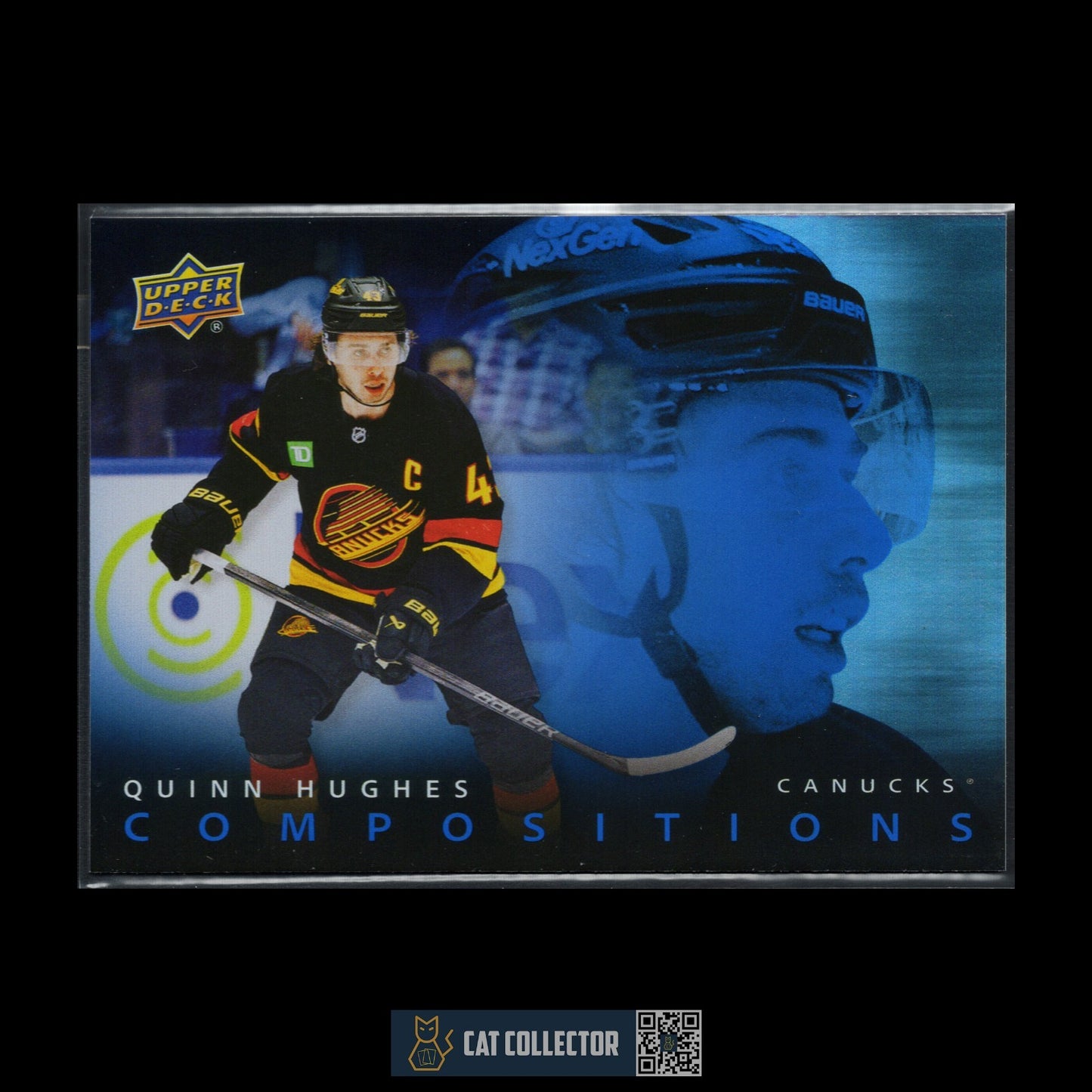 2025-26 UD Series 1 QUINN HUGHES #CMP-4 Compositions - Vancouver Canucks