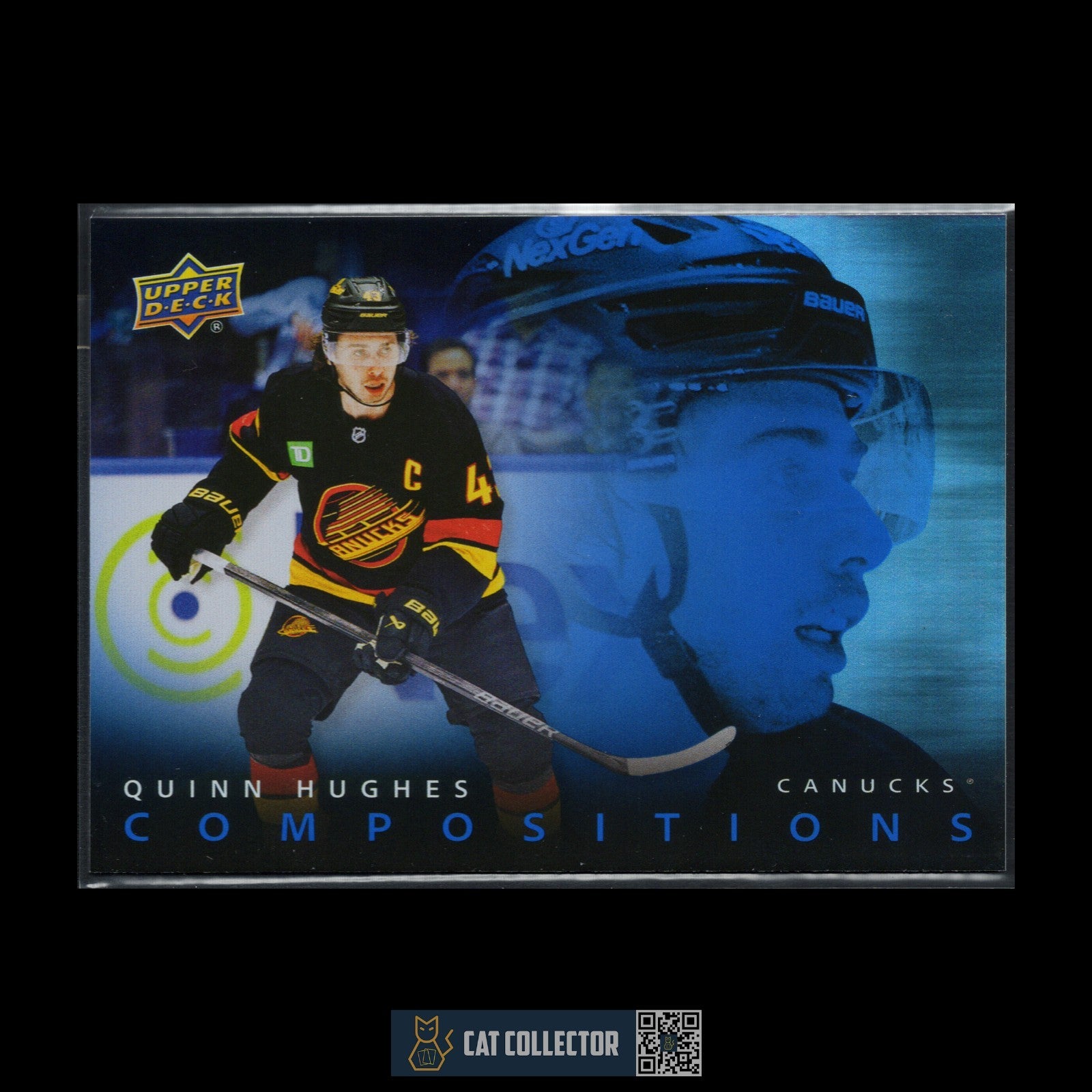 2025-26 UD Series 1 QUINN HUGHES #CMP-4 Compositions - Vancouver Canucks