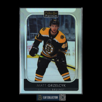 2021-22 O-Pee-Chee Platinum MATT GRZELCYK #159 Rainbow