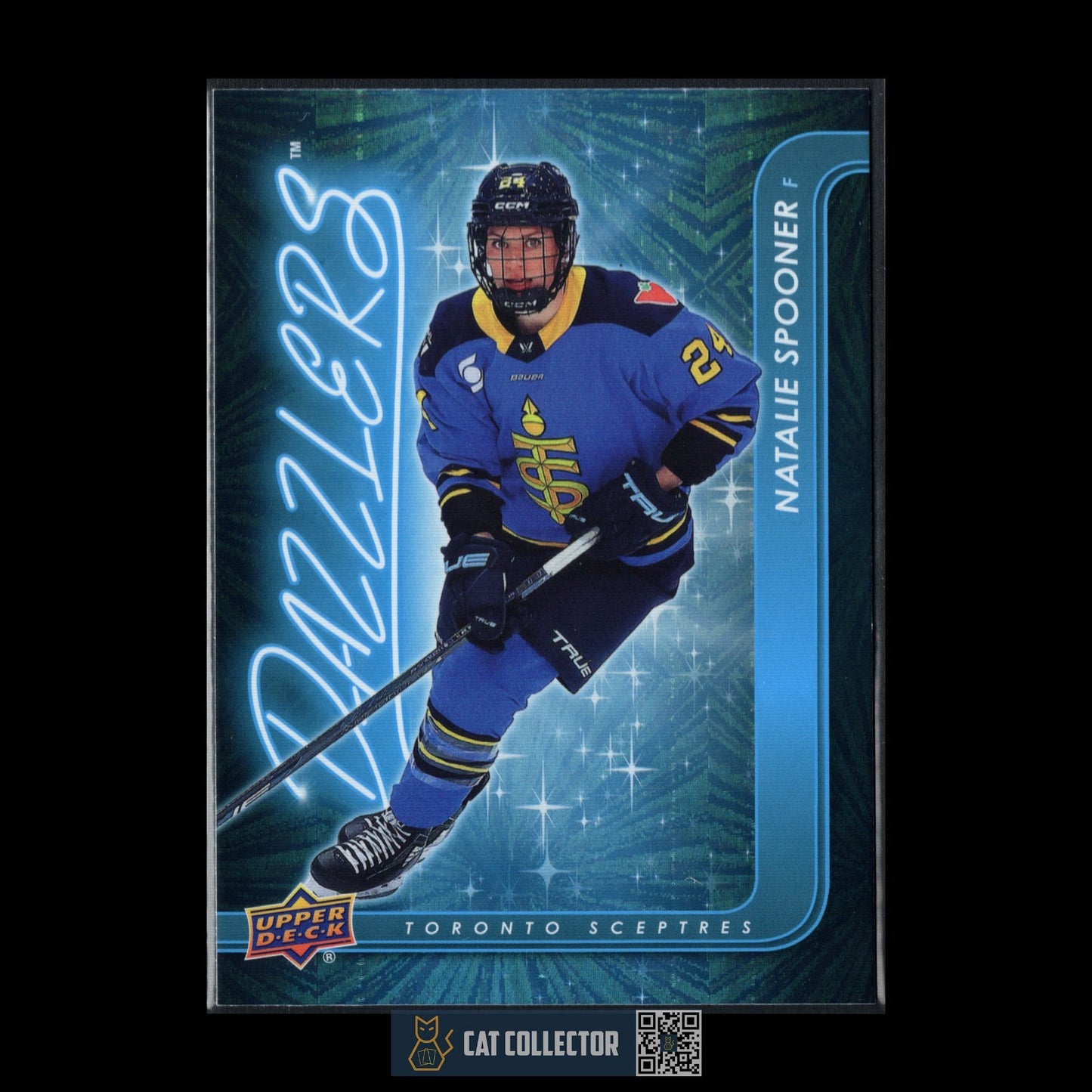 2024-25 UD PWHL NATALIE SPOONER #DZ-2 Dazzlers Blue - Toronto Sceptres