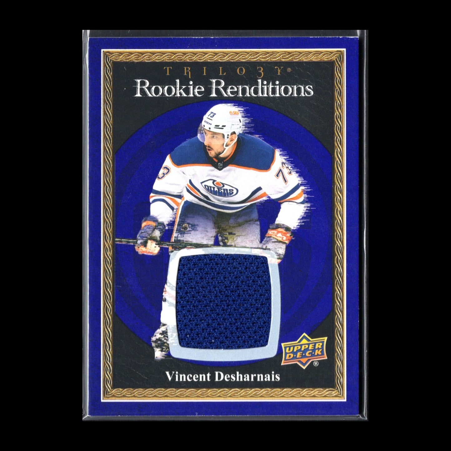 2023-24 UD Trilogy VINCENT DESHARNAIS #RR-38 Rookie Renditions Jersey