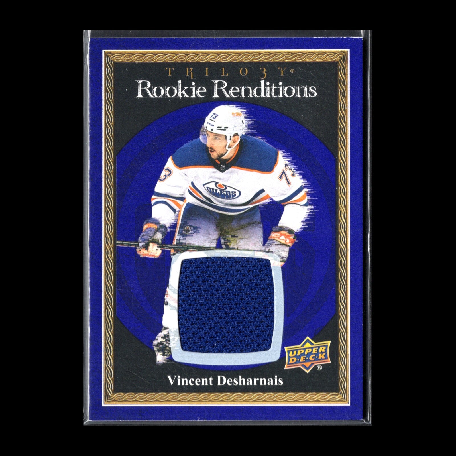 2023-24 UD Trilogy VINCENT DESHARNAIS #RR-38 Rookie Renditions Jersey