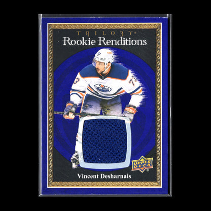 2023-24 UD Trilogy VINCENT DESHARNAIS #RR-38 Rookie Renditions Jersey