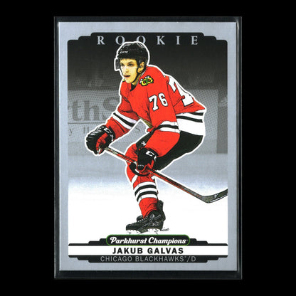 2022-23 UD Parkhurst Champions JAKUB GALVAS #266 Silver Rookie