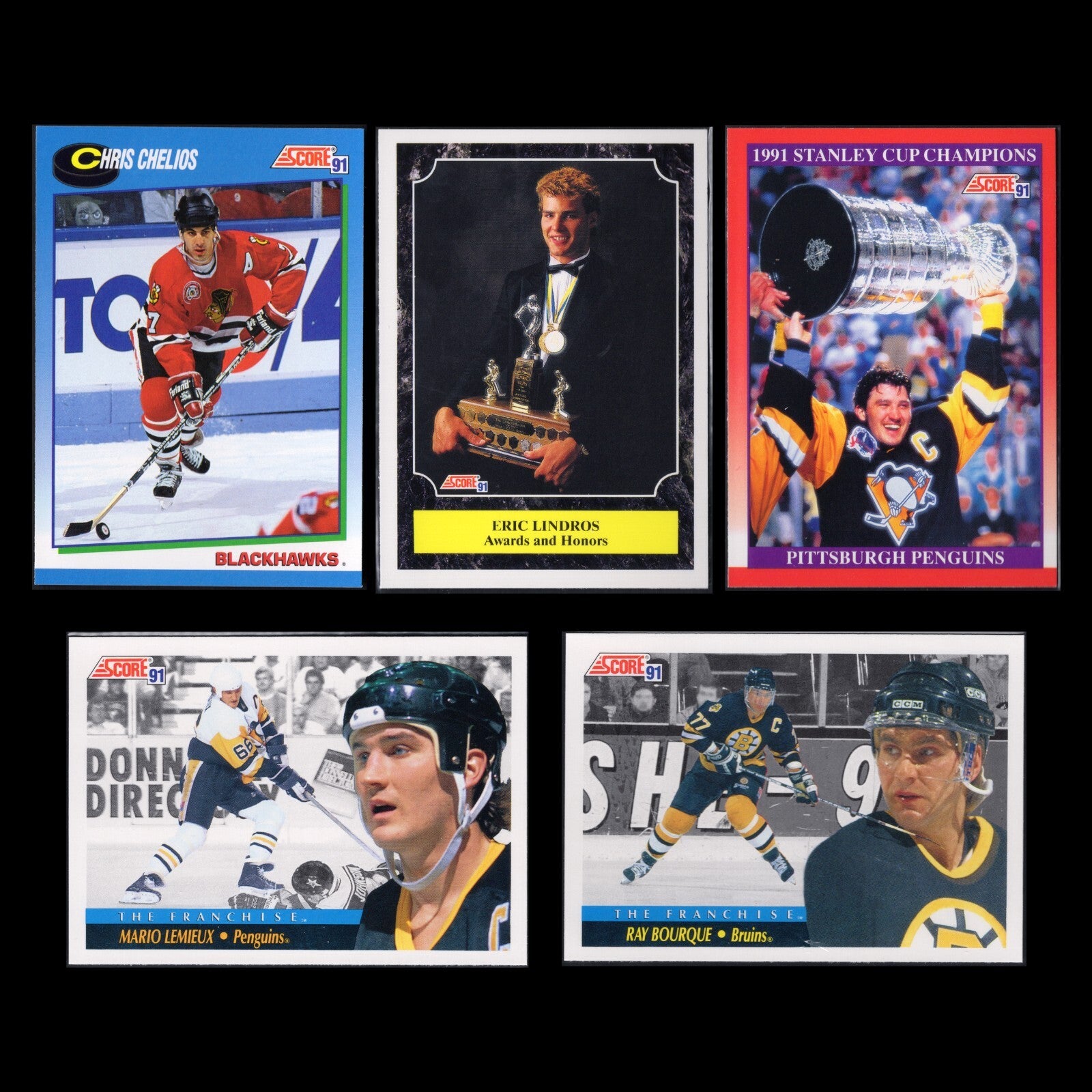 1991-92 Score Hockey Cards Base/Rookie/Insert ~ YOU PICK from list!