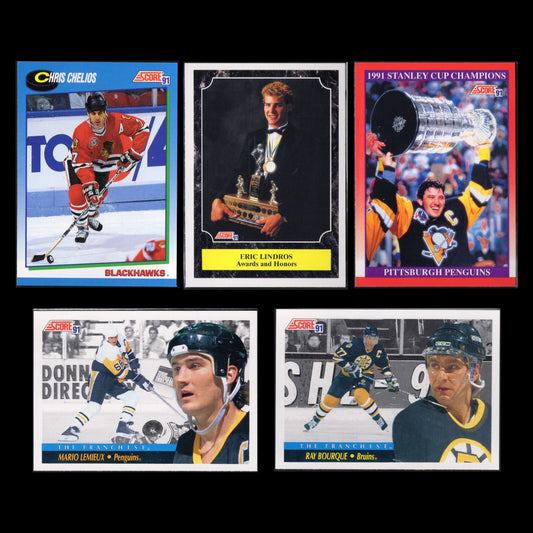 1991-92 Score Hockey Cards Base/Rookie/Insert ~ YOU PICK from list!
