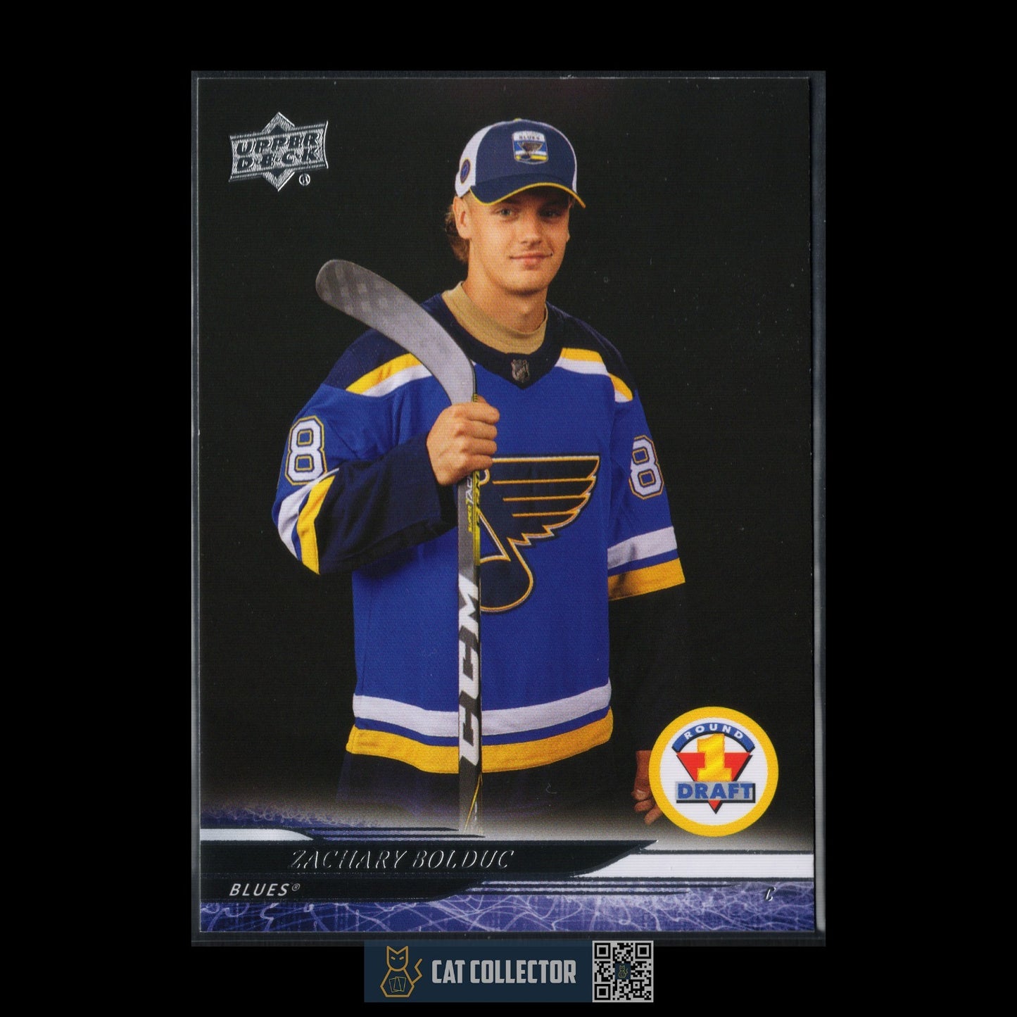 2024-25 UD Extended series ZACHARY BOLDUC #750 1st Round Rookies RC