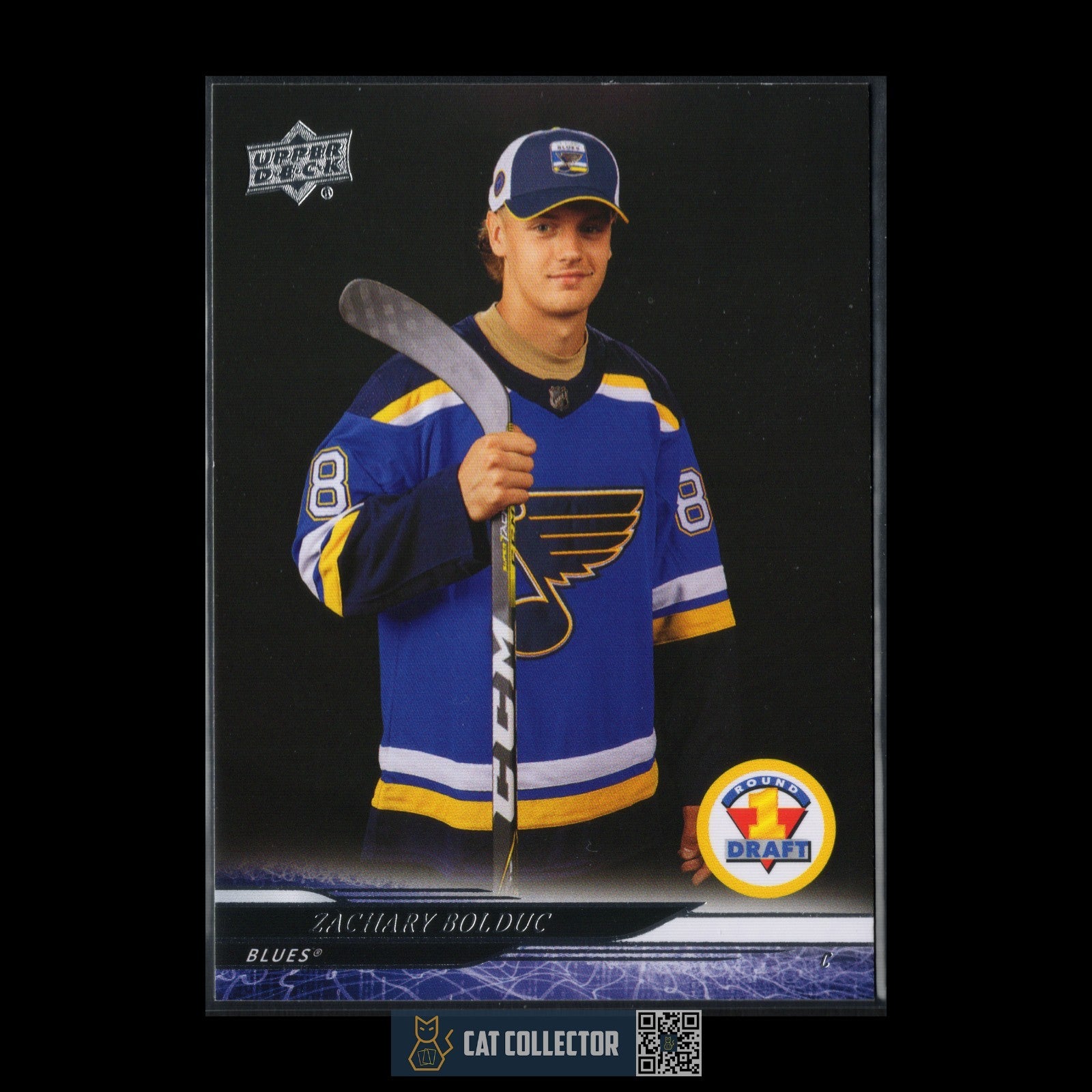 2024-25 UD Extended series ZACHARY BOLDUC #750 1st Round Rookies RC
