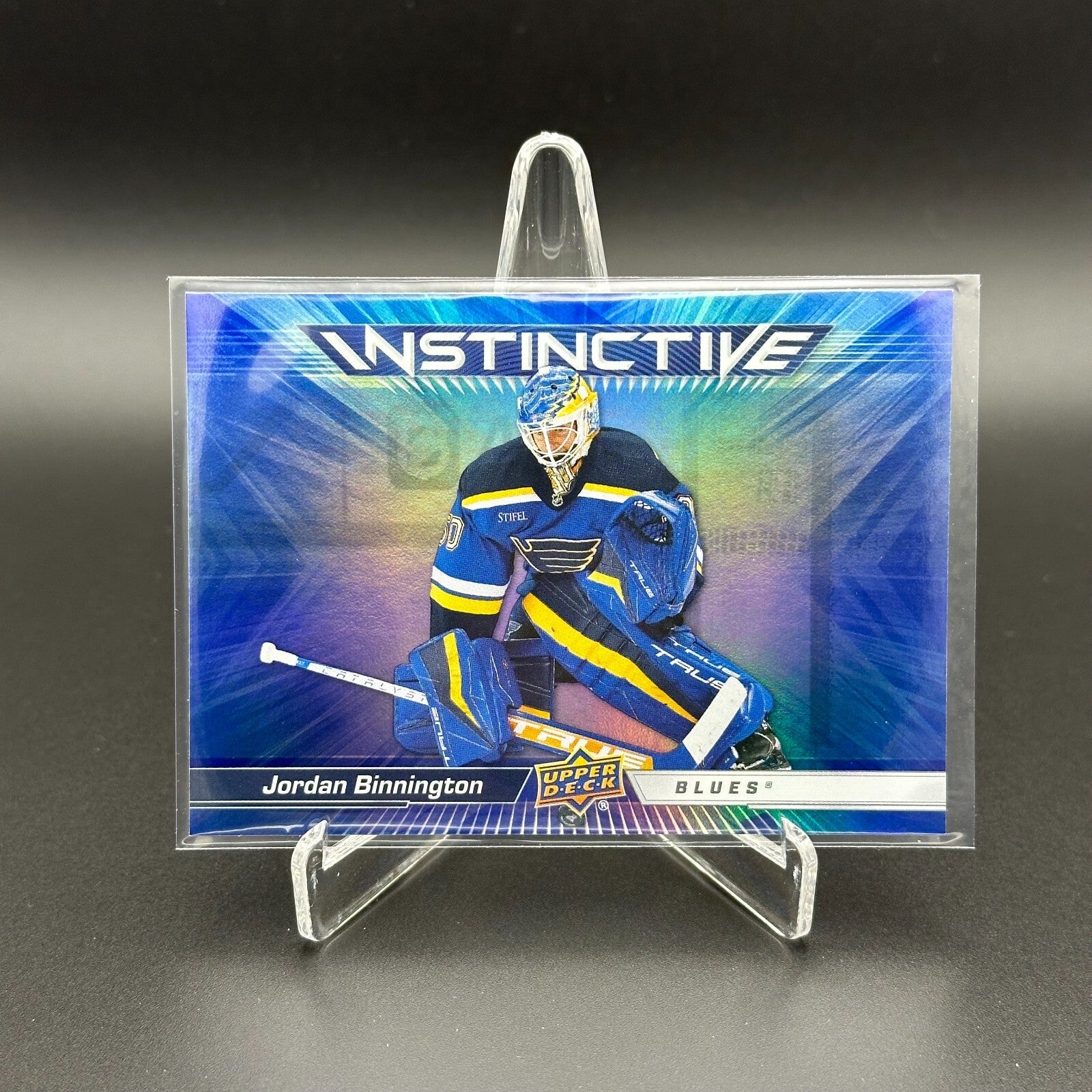 2023-24 UD Series 2 JORDAN BINNINGTON #IN-15 Instinctive - St. Louis Blues