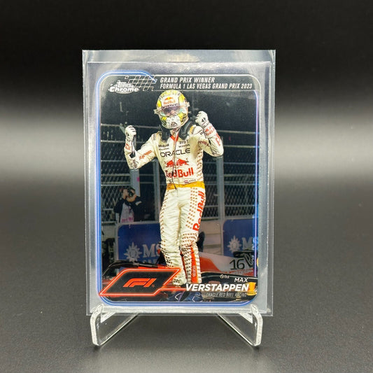 2024 Topps Chrome Formula 1 MAX VERSTAPPEN #145 Grand Prix Winner