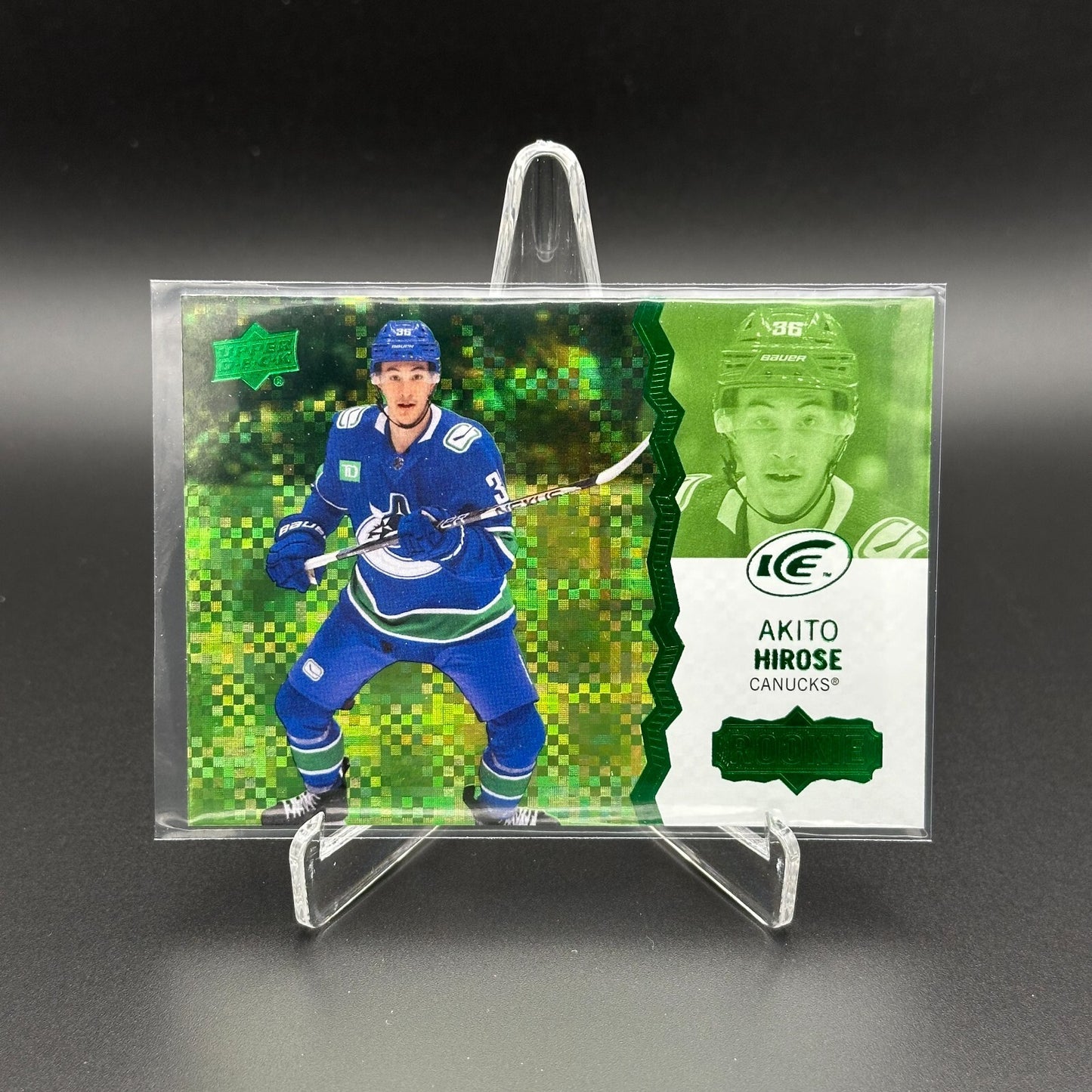 2023-24 Upper Deck Ice BASE & ROOKIE Green parallel ~ YOU PICK from the list!