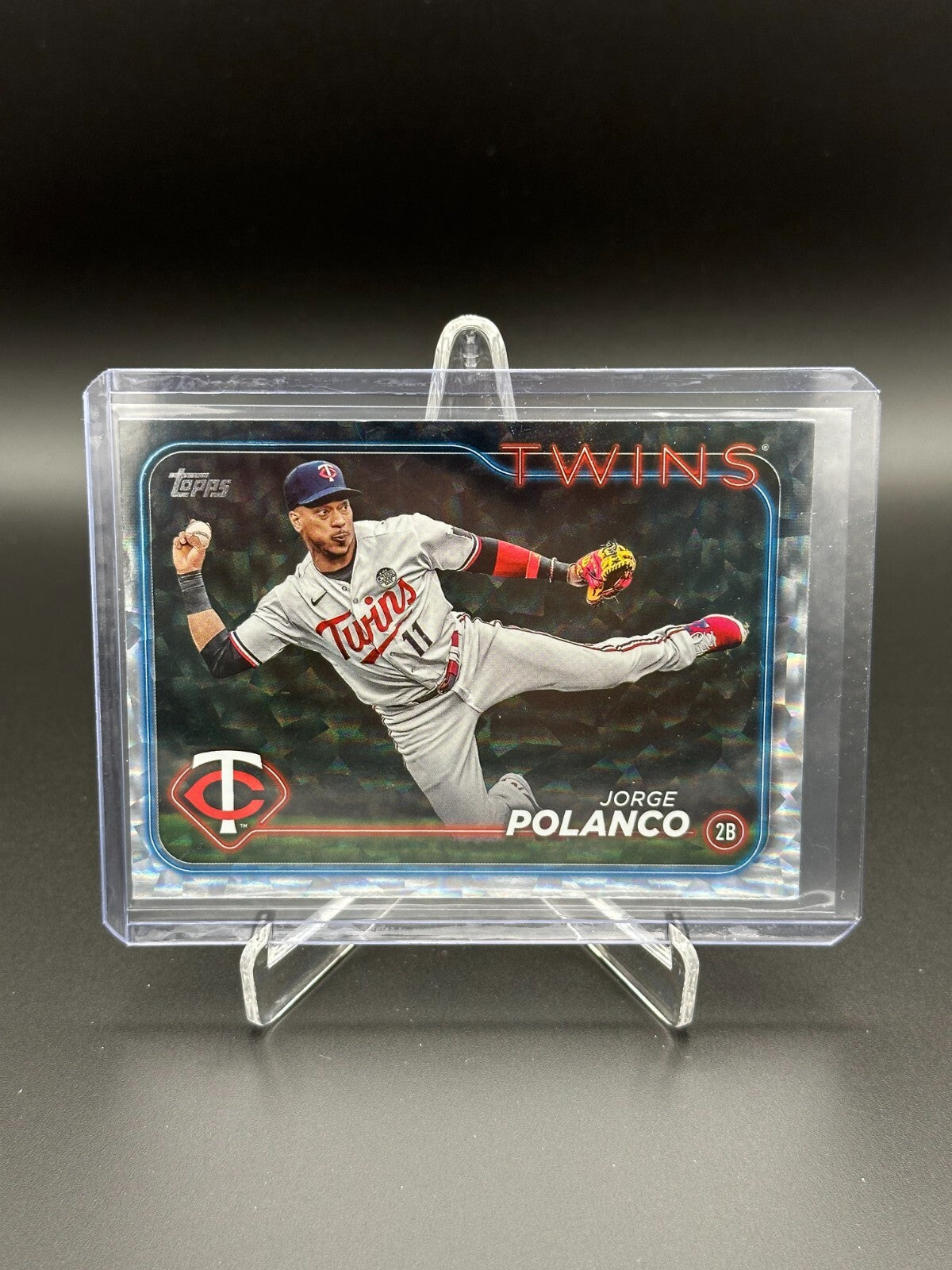 2024 Topps Series 1 JORGE POLANCO #67 Crackle Foil